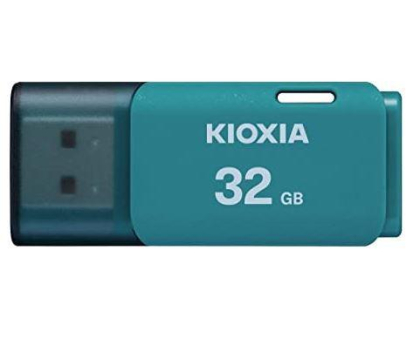 PenDrive KIOXIA 32GB Hayabusa U202 USB 2.0 aqua